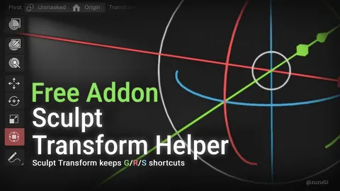 Sculpt Transform Helper - Blender addons