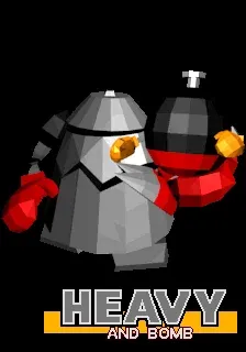 Heavy & Bomb - Sonic The Fighters - Blender 3d models