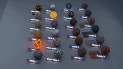 Medieval Material Pack - Blender textures & materials