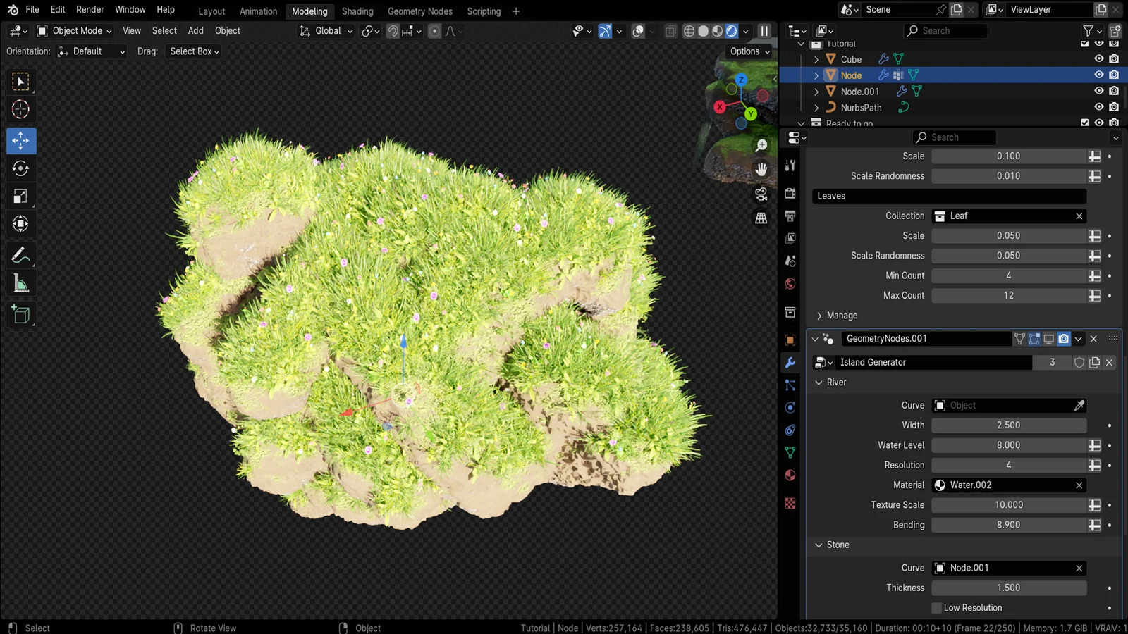 Geometry Node Terrain Generator screenshot 5