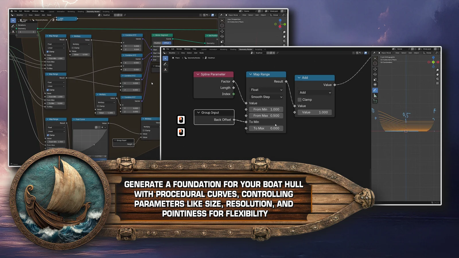 Geometry Nodes: Boats screenshot 6