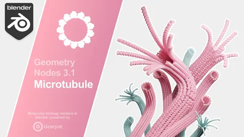 Cytoskeleton - Blender geometry nodes