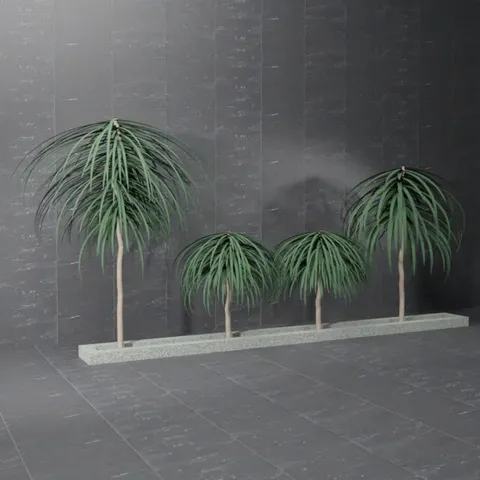 Dracaena Loureiri Tree - Blender geometry nodes