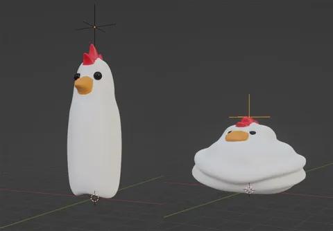 Mesh Squasher - Blender geometry nodes