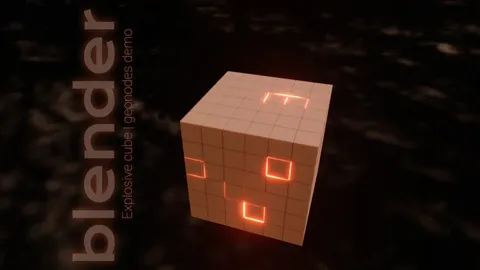Cuboid Array - Blender geometry nodes