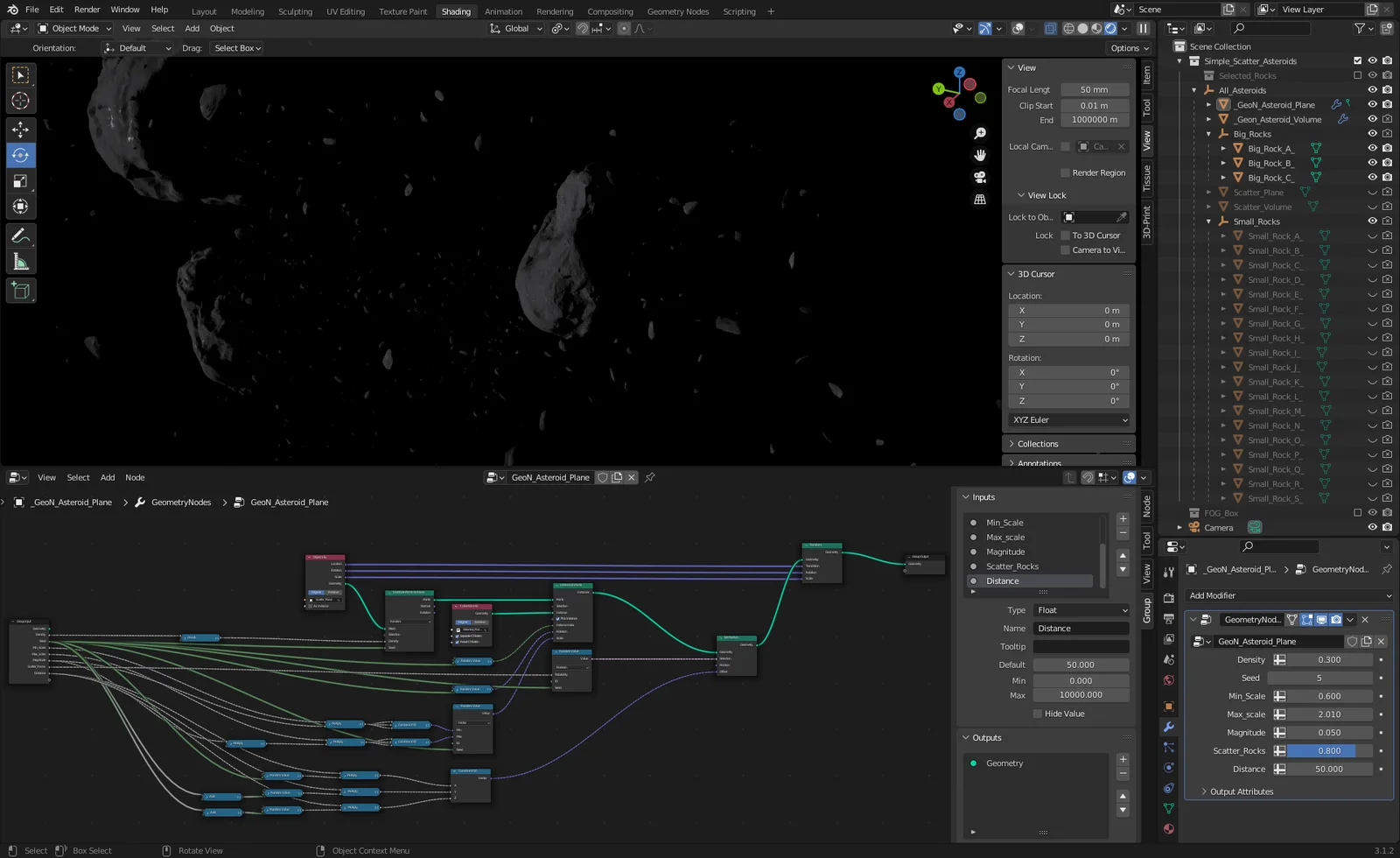 Asteroids Scatter & Fog Box screenshot 2