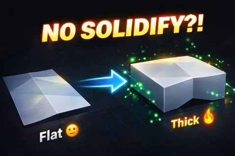 Solidify System - Blender geometry nodes