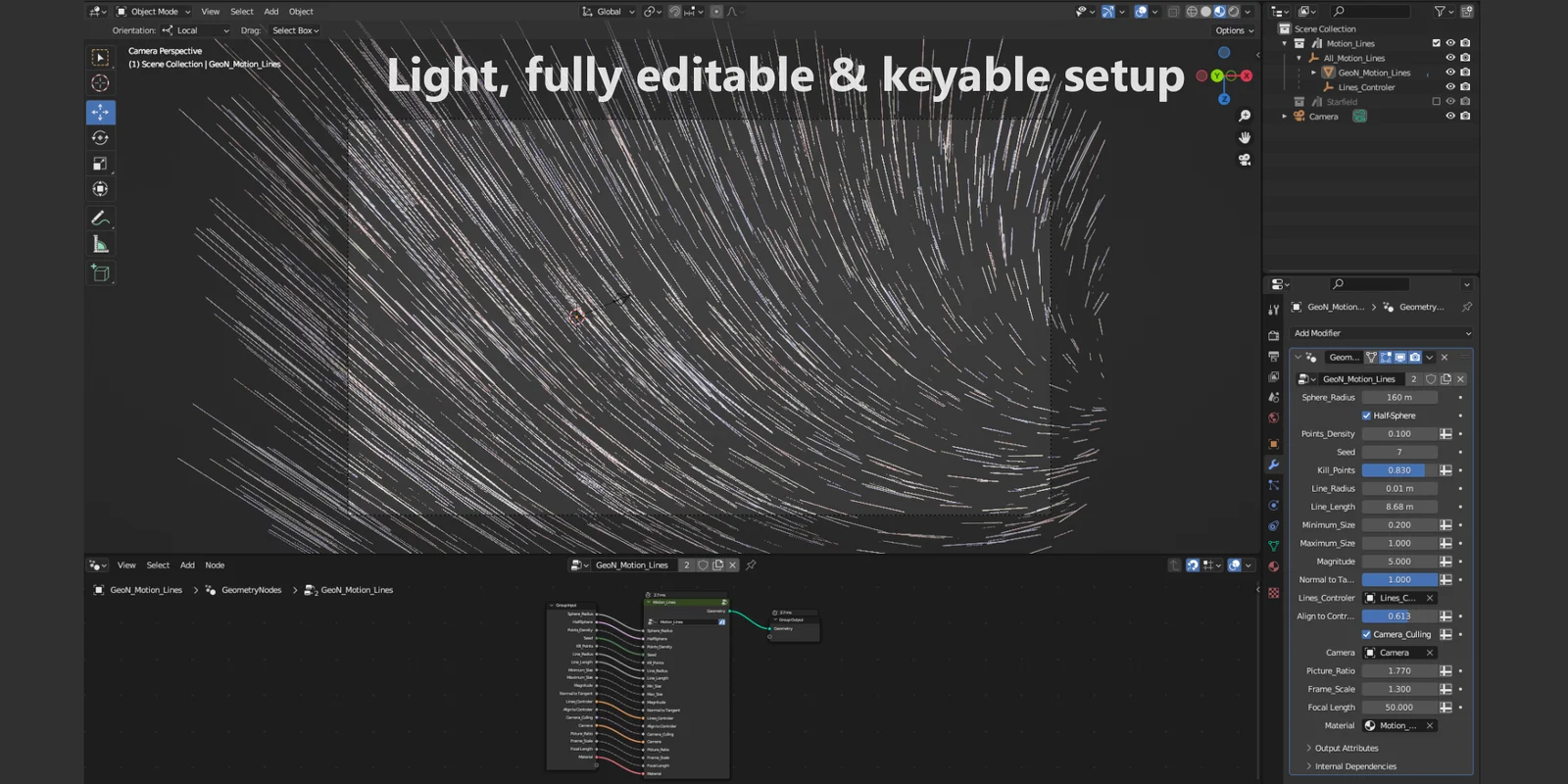 Starfield & Motion Lines screenshot 3