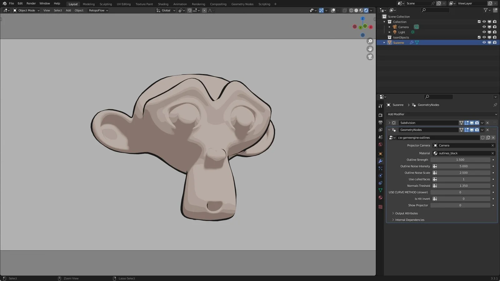 Game Engine Outlines screenshot 2
