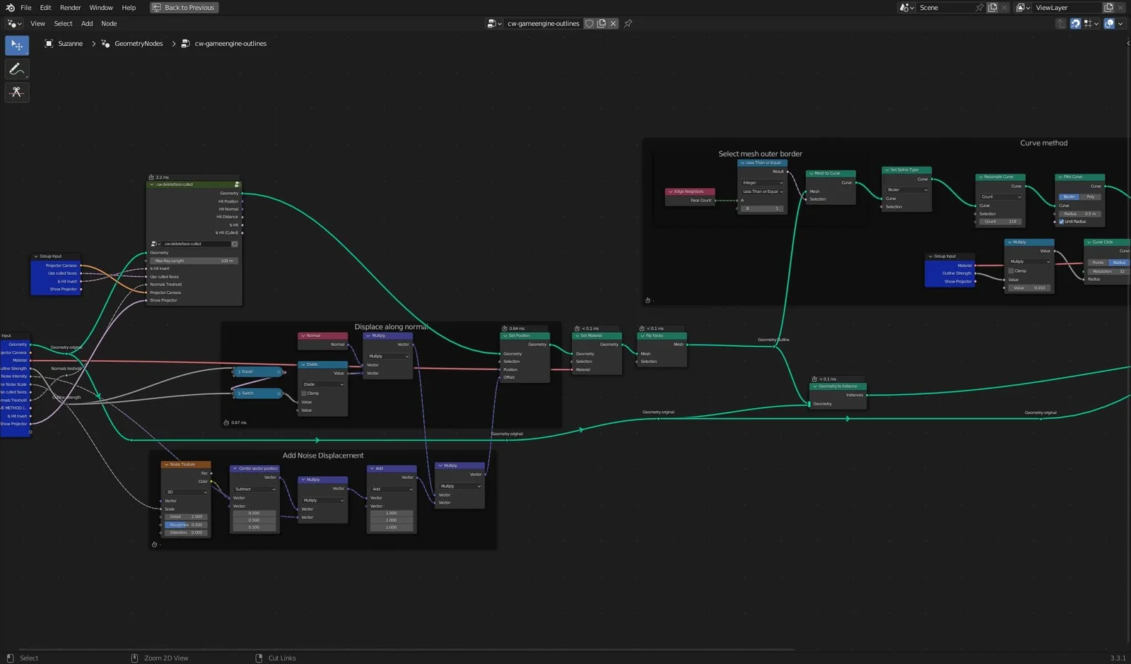Game Engine Outlines screenshot 3