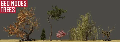 Tree Generator - Blender geometry nodes
