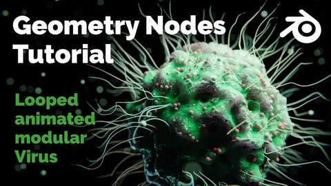 Geometry Nodes Virus - Blender geometry nodes