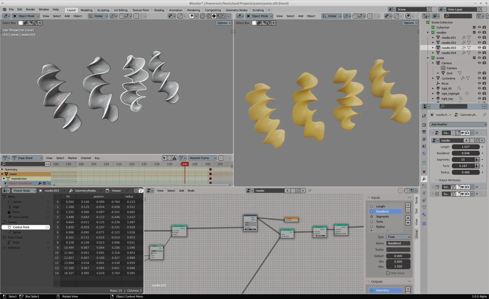 Geometry Nodes Pasta screenshot 7