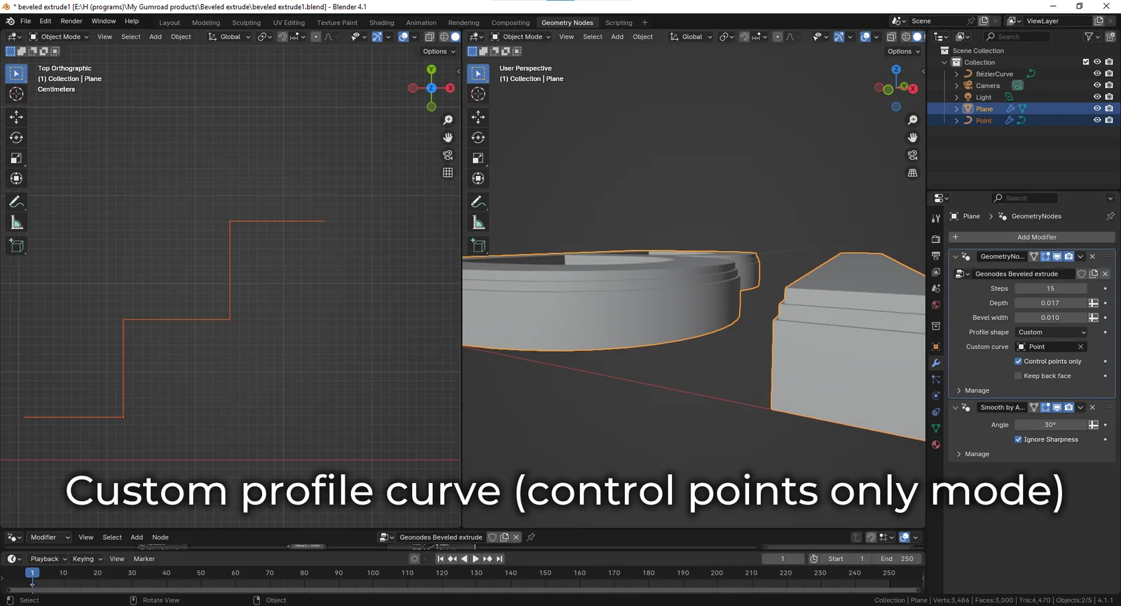 Beveled Extrude With Smart Inset screenshot 6