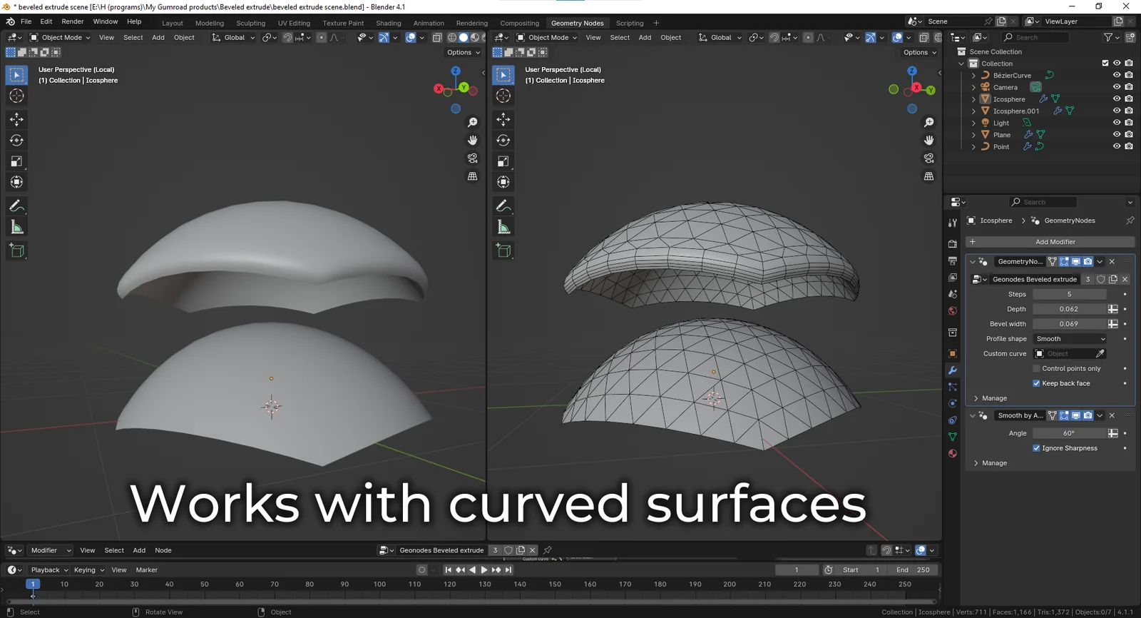 Beveled Extrude With Smart Inset screenshot 7