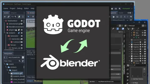 Godot 4 Pipeline - Blender addons