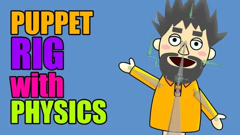 Grease Pencil 2D Puppet Rig - Blender 3d models