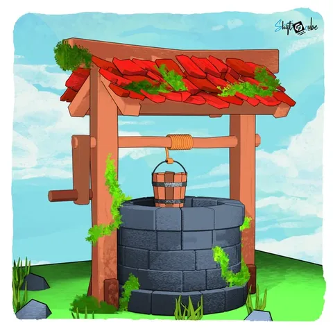 Grease Pencil Well - Blender 3d models