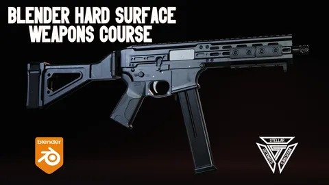 Hard Surface Weapons Course - Blender tutorials & courses