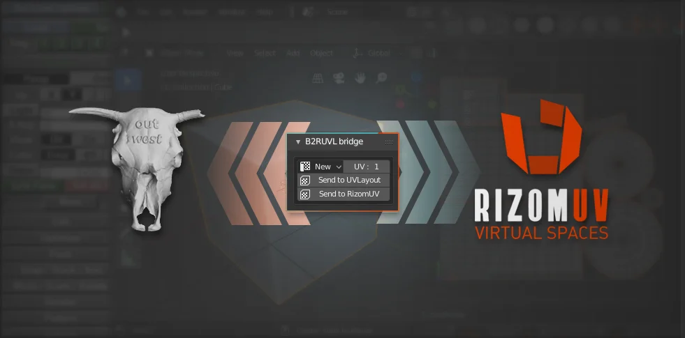 UVLayout and RizomUV Bridge screenshot 2