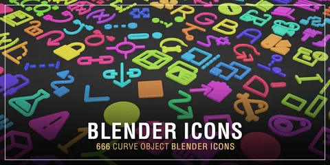 Blender Icons - Blender 3d models