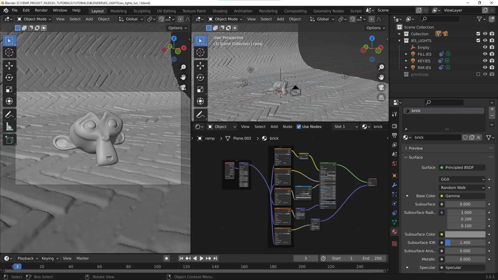 IES Light Tutorial Scene screenshot 4