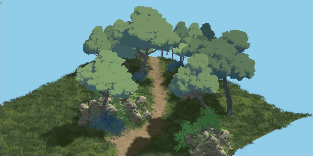 Illustration-Style Forest screenshot 3