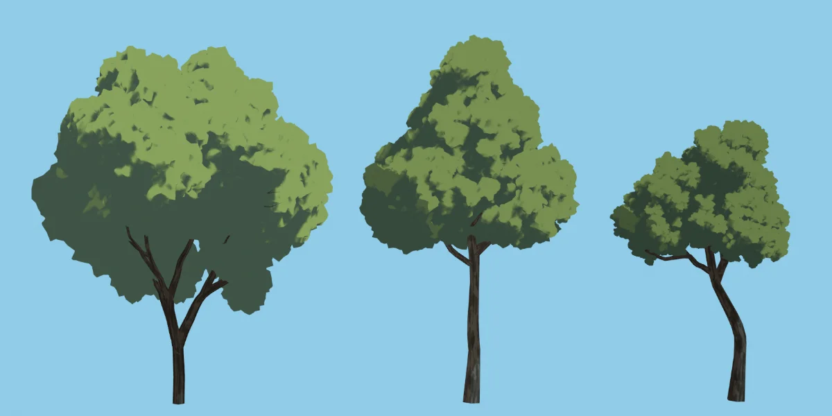 Illustration-Style Forest screenshot 5