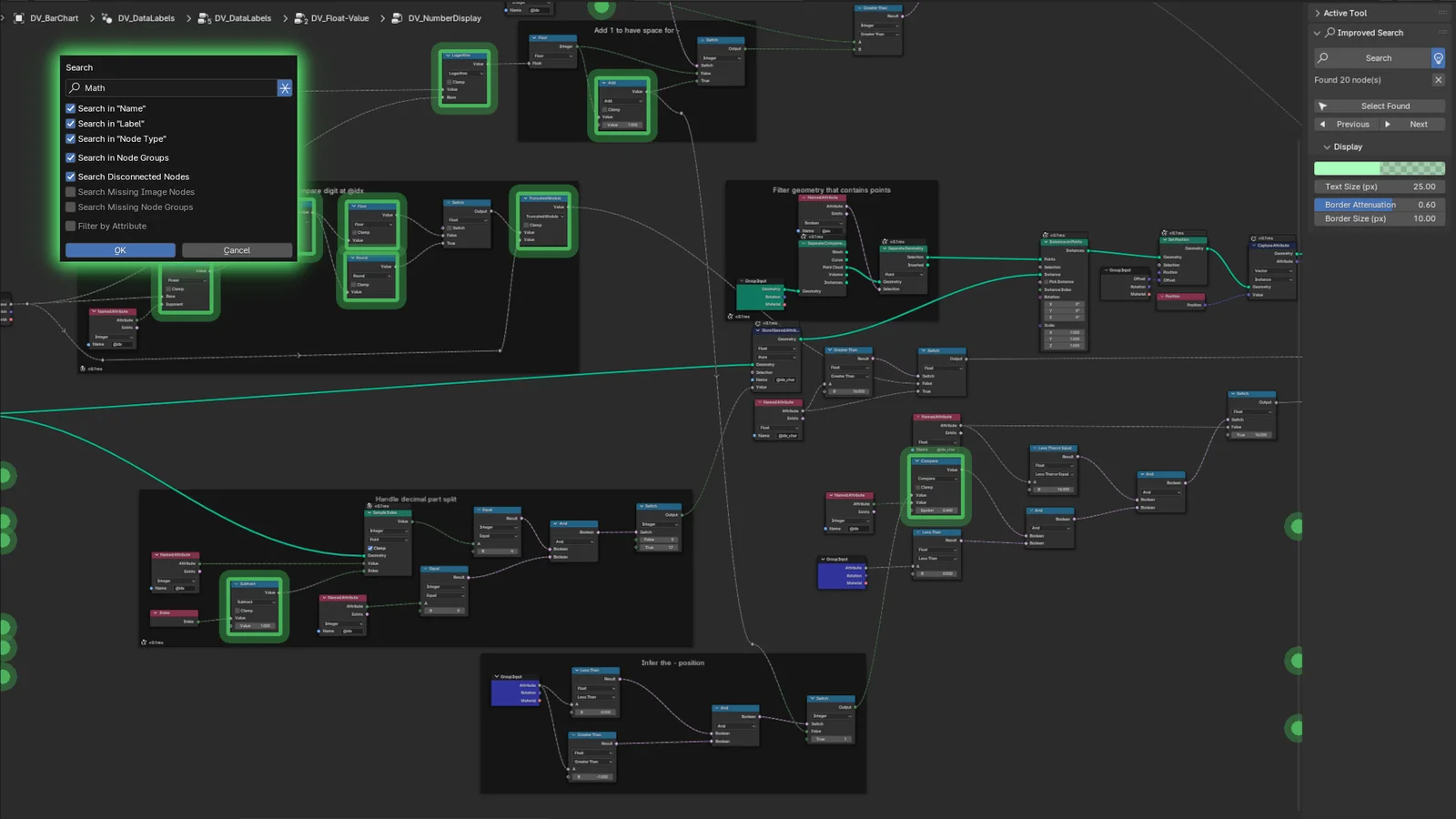 Improved Node Search screenshot 2