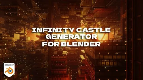 Infinity Castle Node Generator - Blender geometry nodes