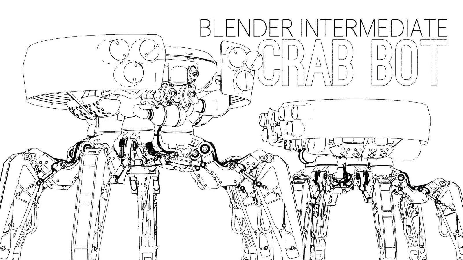Blender Intermediate: Crab Bot screenshot 2