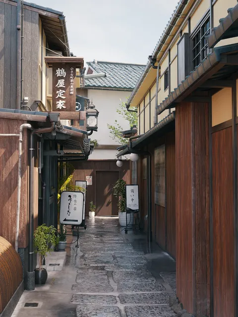 Japan Old Alley - Blender scenes