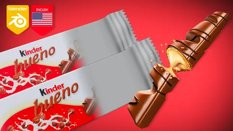 Kinder Bueno - Blender 3d models