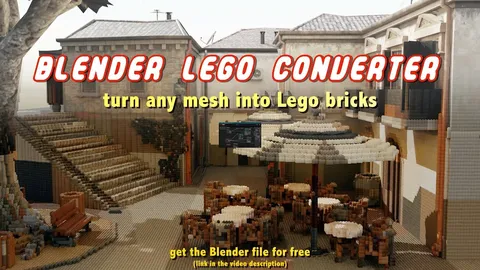 Lego Converter - Blender geometry nodes