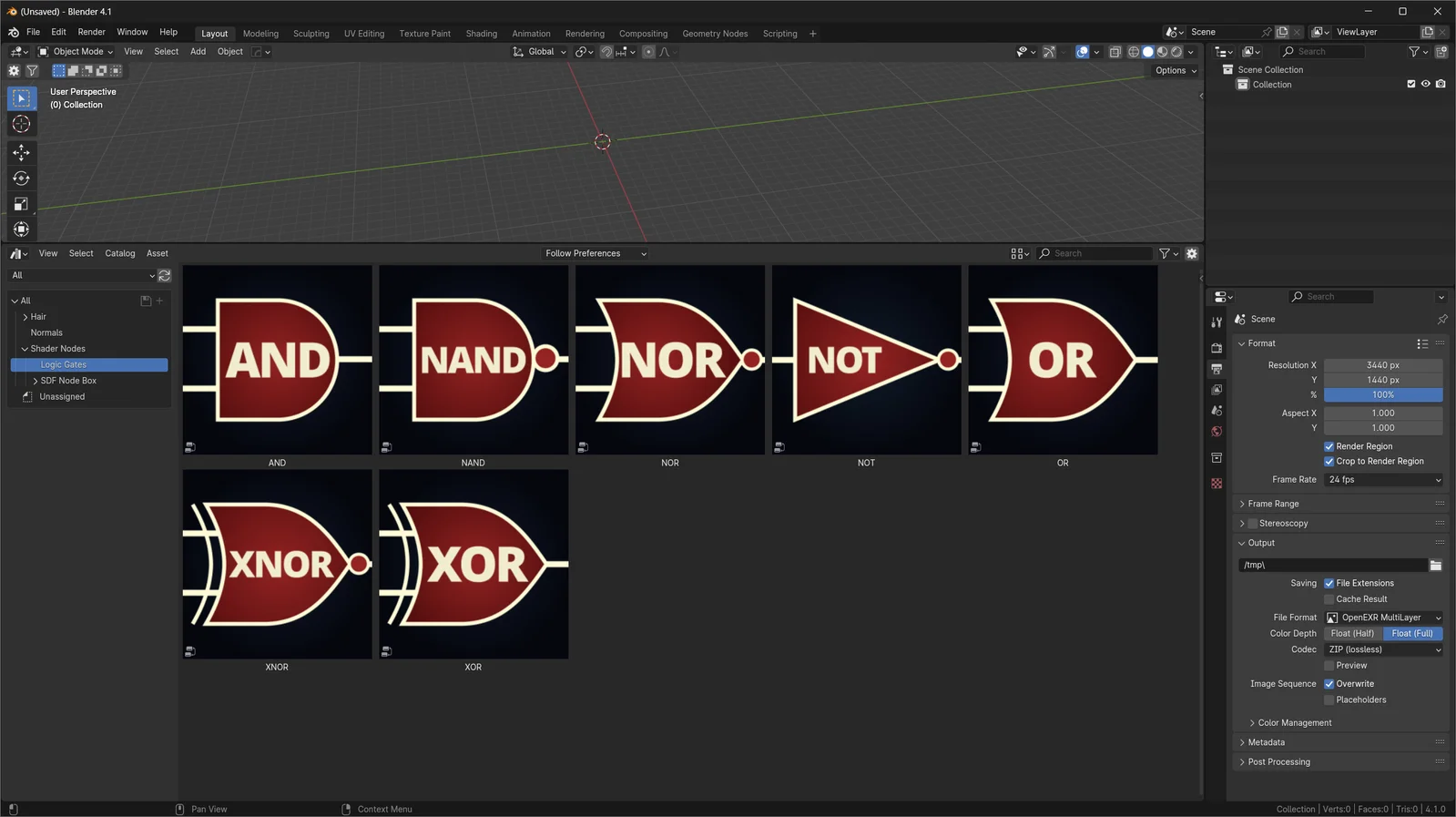 Logic Gate Shader Nodes screenshot 2