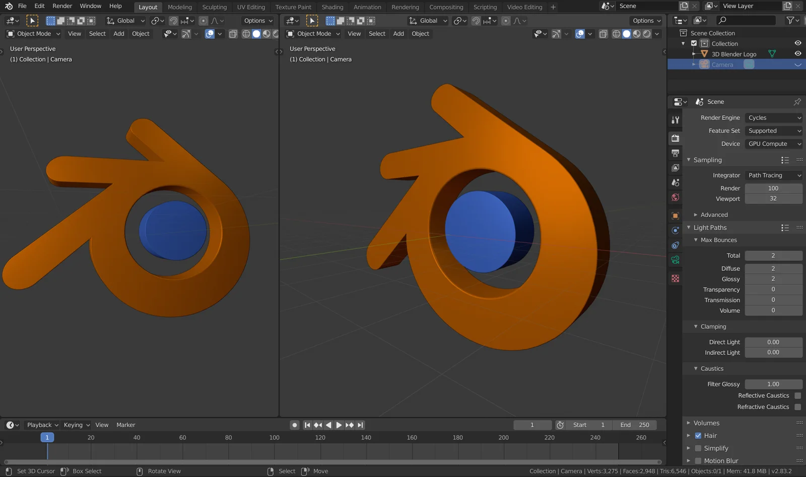 Blender Logo Model screenshot 3