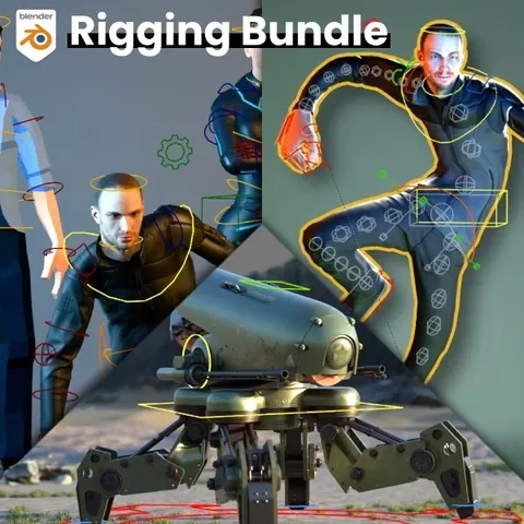 Manual Rigging Course Bundle - Blender tutorials & courses