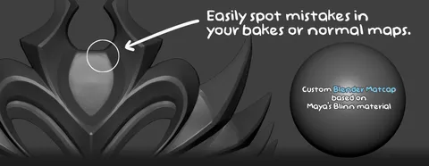 Bake Checker Matcap - Blender textures & materials