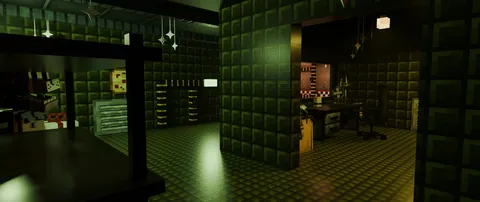 Minecraft FNAF 3 Map - Blender scenes