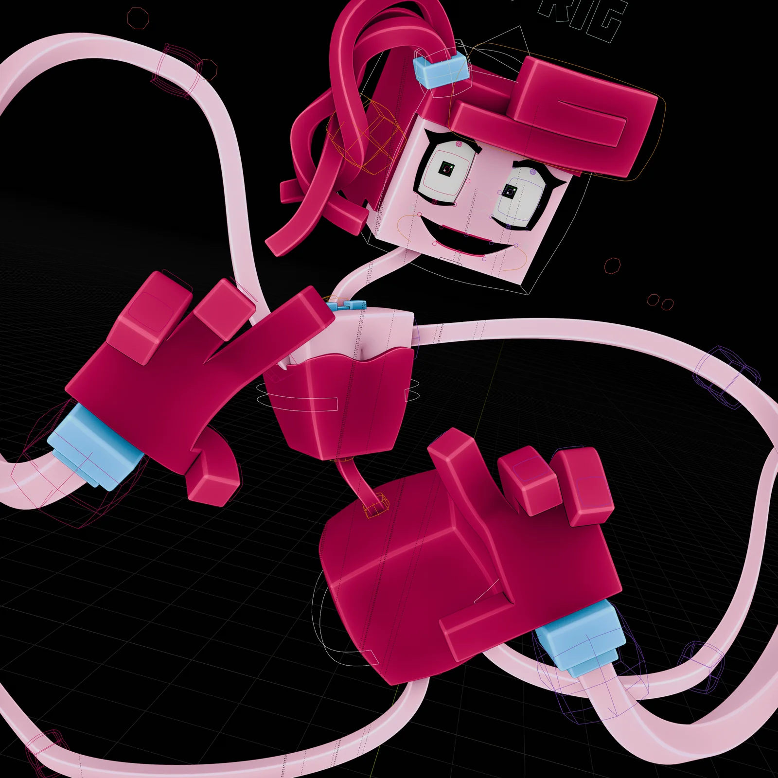 Minecraft Mommy Long Legs Rig screenshot 2