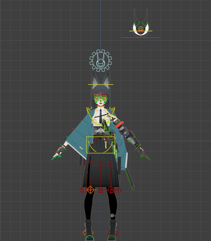 Miyabi Animation Rig screenshot 2