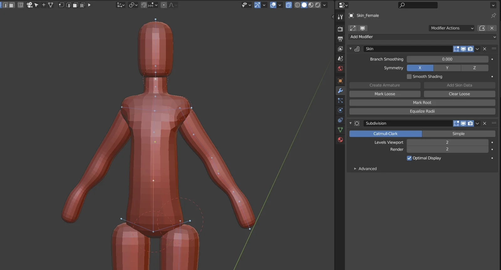 Skin Modifier Female Base screenshot 2