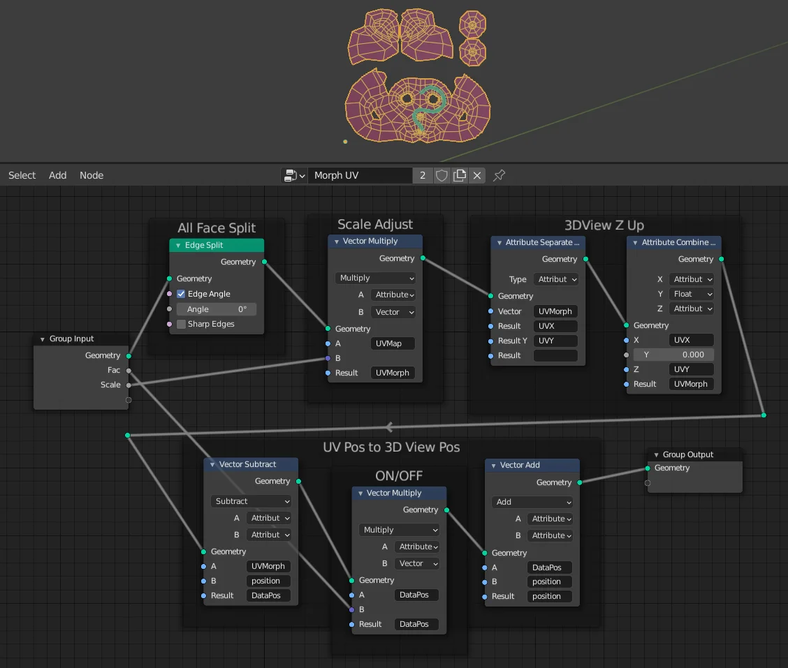 Morph UV screenshot 2