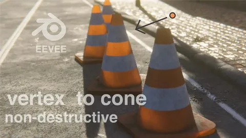 Nondestructive Cone - Blender 3d models