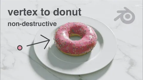 Nondestructive Donut - Blender 3d models