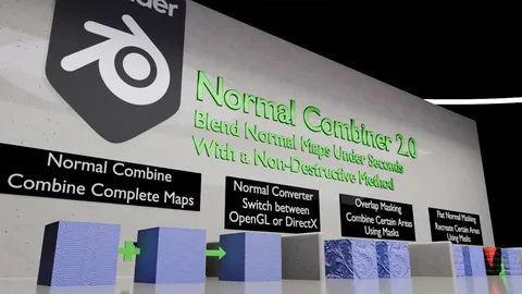 Normal Map Combiner - Blender addons