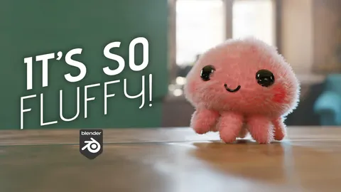 Octopus Plushy Model - Blender 3d models