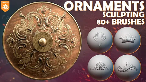 Ornament Brushes - Blender sculpting brushes
