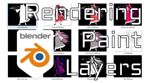 Paint Layer Demo Files - Blender tutorials & courses