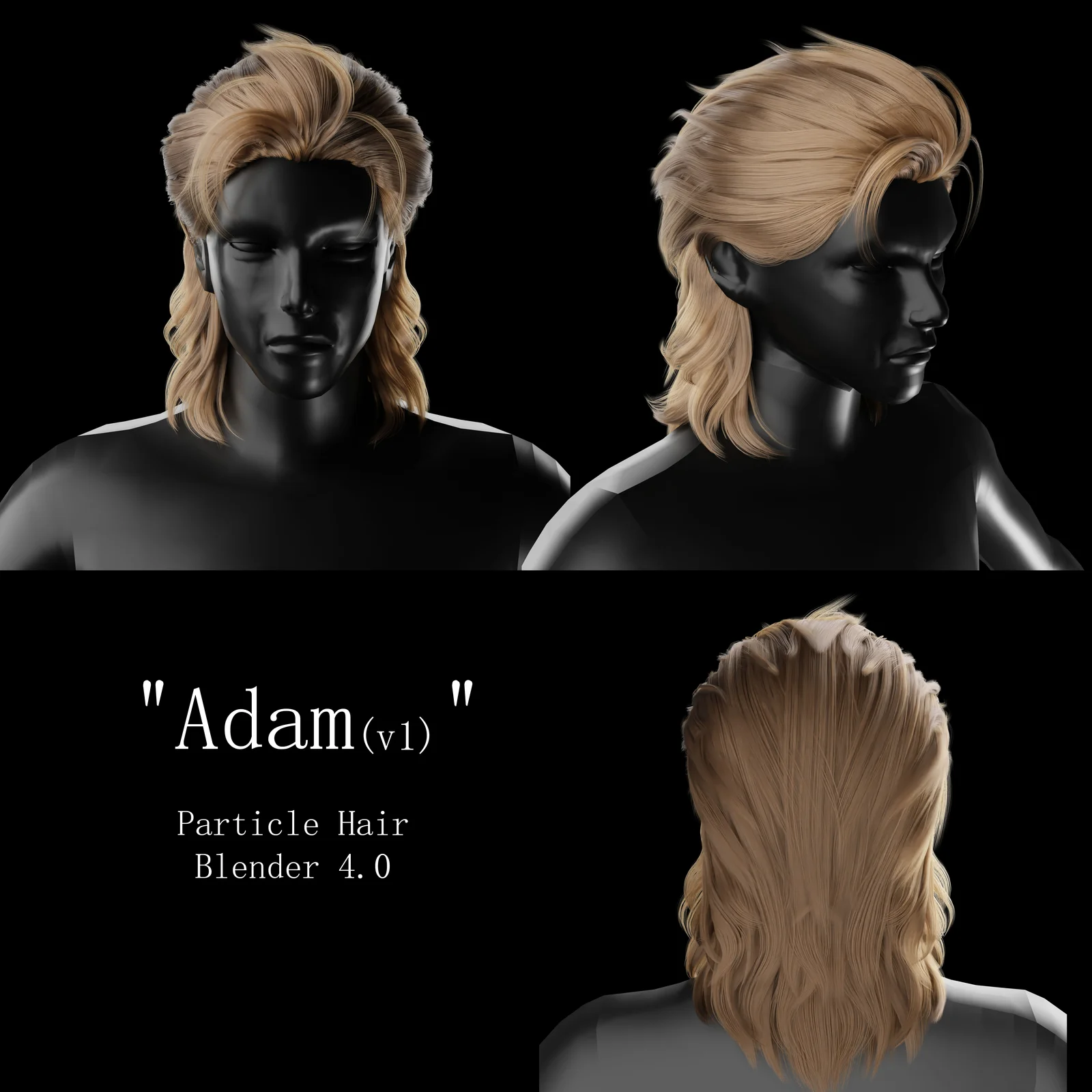 Adam Particle Hair screenshot 2